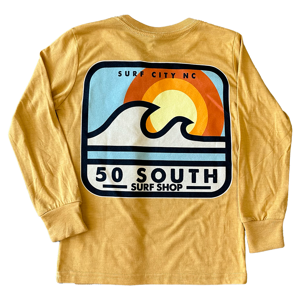 50 SOUTH Retro Wave LS Tee